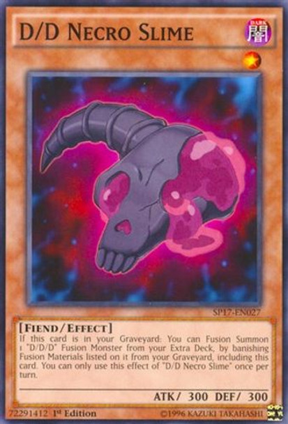 SP17-EN027 D/D Necro Slime (Starfoil Rare) <1st>