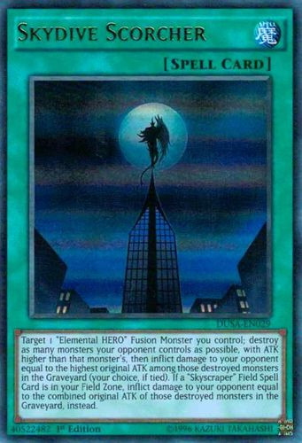 DUSA-EN029 Skydive Scorcher (Ultra Rare) <1st>