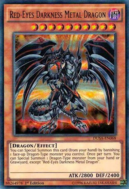 DUSA-EN068 Red-Eyes Darkness Metal Dragon (Ultra Rare) <1st>