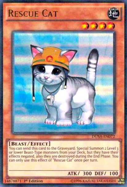 DUSA-EN072 Rescue Cat (Ultra Rare) <1st>