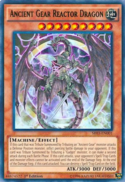 SR03-EN001 Ancient Gear Reactor Dragon (Ultra Rare) <1st>