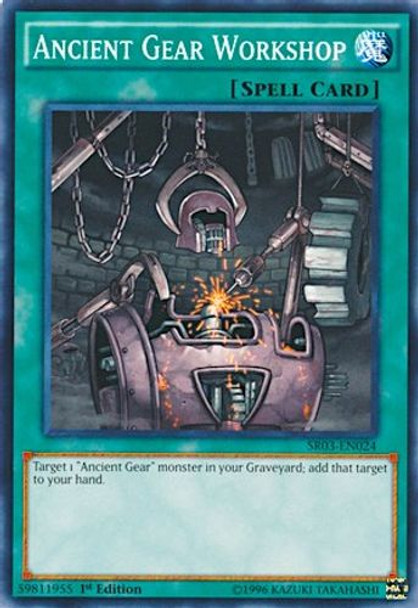 SR03-EN024 Ancient Gear Workshop (Common) <1st>