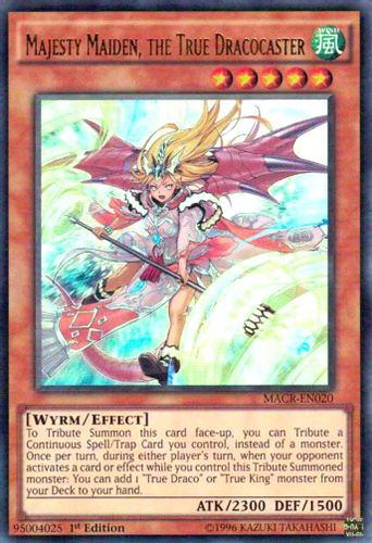 MACR-EN020 Majesty Maiden, the True Dracocaster (Ultra Rare) <Unl>