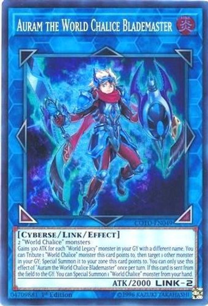 COTD-EN049 Auram the World Chalice Blademaster (Super Rare) <1st>