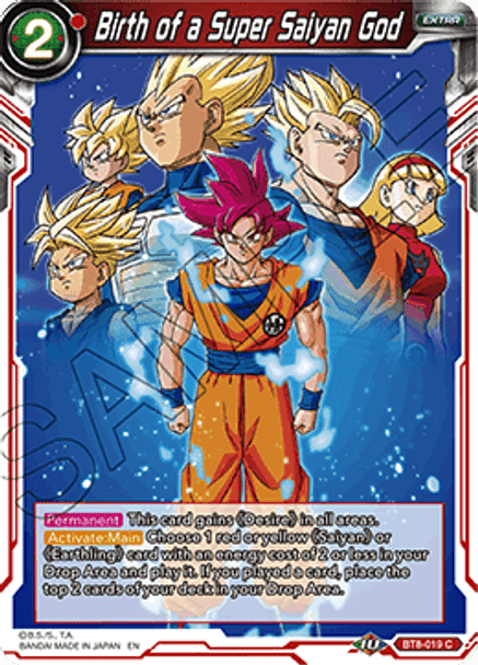 BT08-019C Birth of a Super Saiyan God