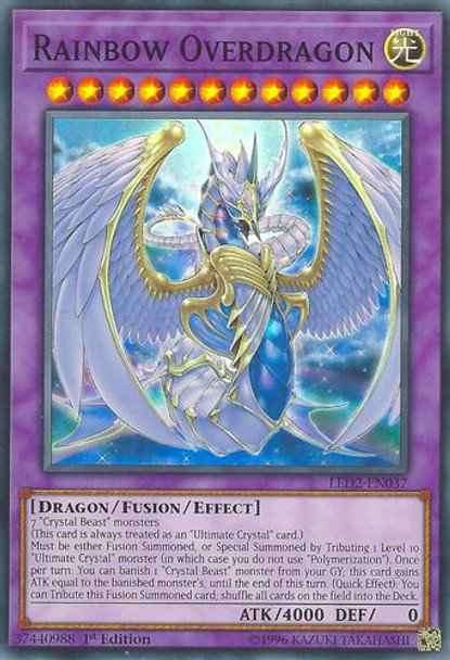 LED2-EN037 Rainbow Overdragon (Super Rare) <1st>