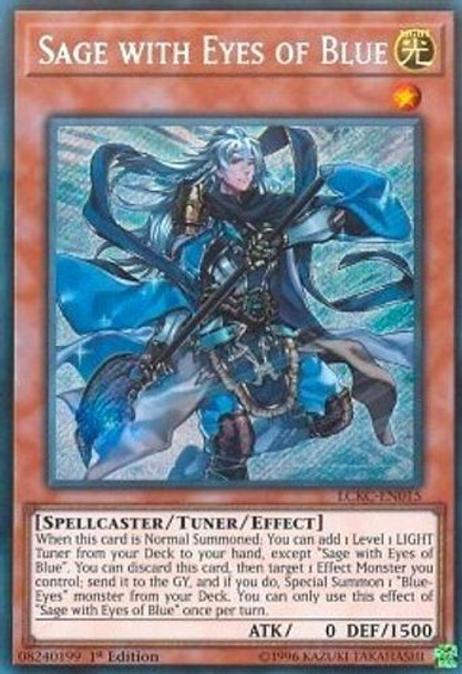 LCKC-EN015 Sage with Eyes of Blue (Secret Rare) <1st>