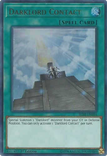BLRR-EN094 Darklord Contact (Ultra Rare) <1st>
