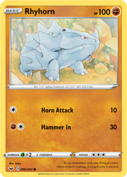 [SWSH01][SSH-096/202C] Rhyhorn