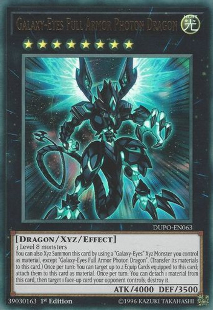 DUPO-EN063 Galaxy-Eyes Full Armor Photon Dragon (Ultra Rare) <1st>