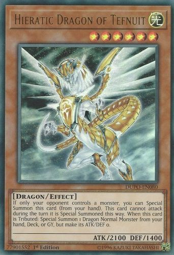 DUPO-EN080 Hieratic Dragon of Tefnuit (Ultra Rare) <1st>