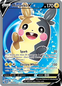 [SWSH01][SSH-190/202UR] Morpeko V (Full Art) (Holo)