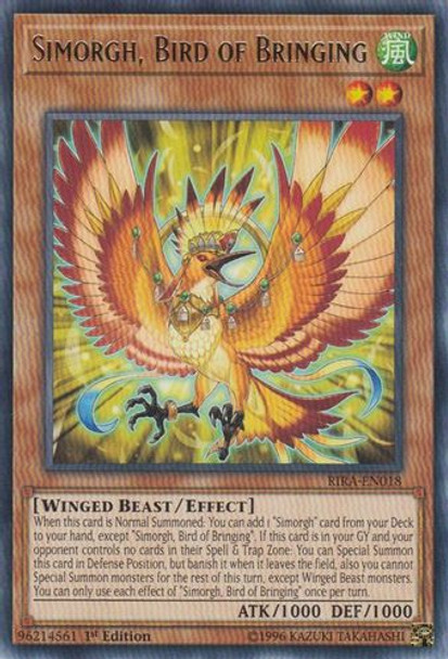 RIRA-EN018 Simorgh, Bird of Bringing (Rare) <1st>