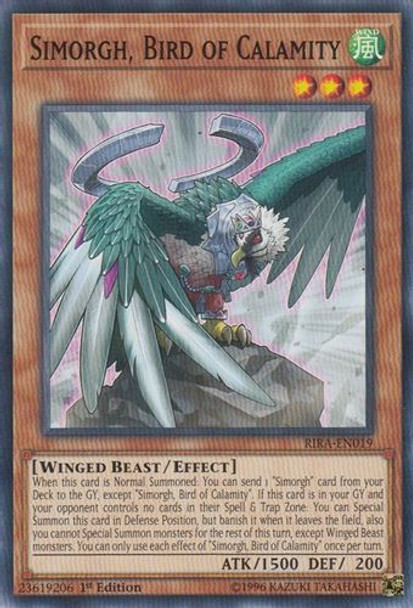 RIRA-EN019 Simorgh, Bird of Calamity (Common) <1st>