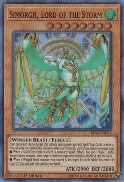 RIRA-EN021 Simorgh, Lord of the Storm (Super Rare) <1st>