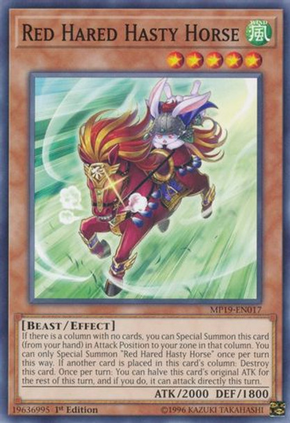 MP19-EN017 Red Hared Hasty Horse (Common) <1st>