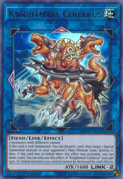 MP19-EN026 Knightmare Cerberus (Ultra Rare) <1st>