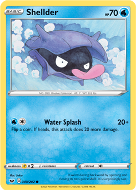 [SWSH01][SSH-040/202C] Shellder (Reverse Holo)