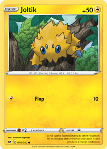 SWSH01-070/202C Joltik (Reverse Holo)