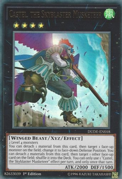 DUDE-EN018 Castel, the Skyblaster Musketeer (Ultra Rare) <1st>