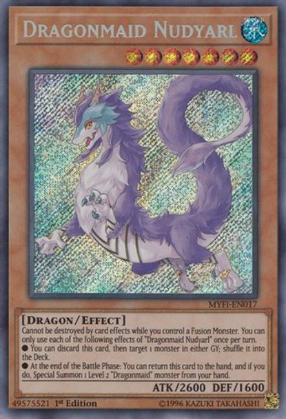 MYFI-EN017 Dragonmaid Nudyarl (Secret Rare) <1st>