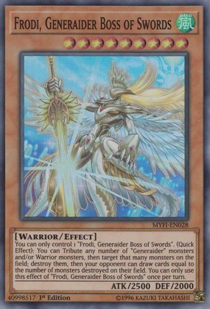 MYFI-EN028 Frodi, Generaider Boss of Swords (Super Rare) <1st>