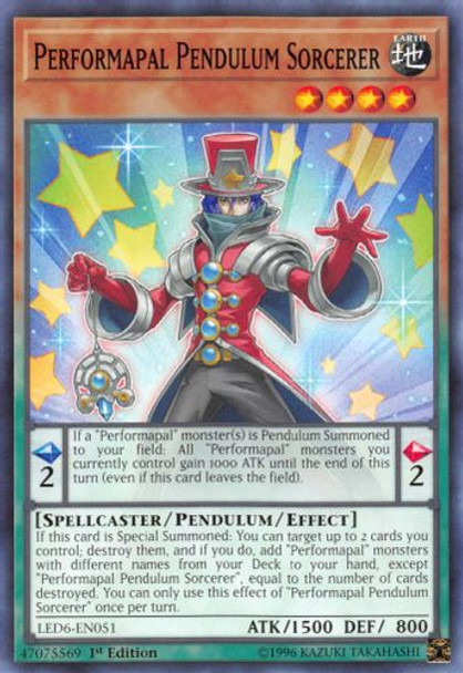 LED6-EN051 Performapal Pendulum Sorcerer (Common) <1st>