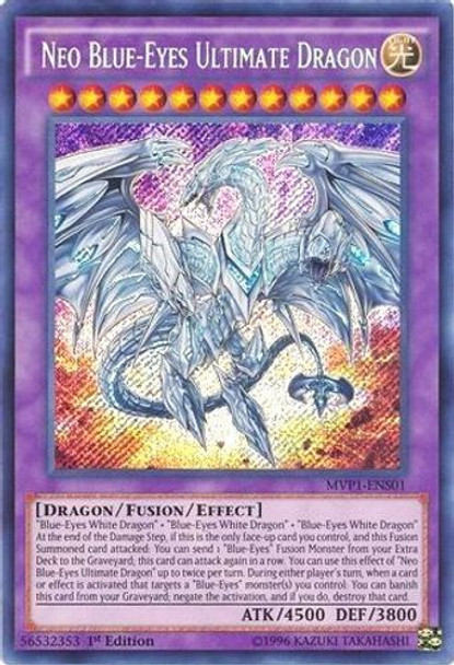 MVP1-ENS01 Neo Blue-Eyes Ultimate Dragon (Secret Rare) <1st>