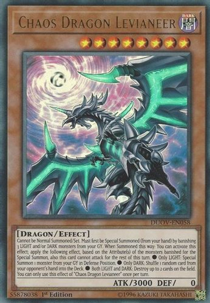 DUOV-EN058 Chaos Dragon Levianeer (Ultra Rare) <1st>