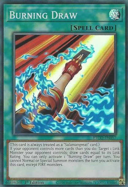 ETCO-EN057 Burning Draw (Super Rare) <1st>