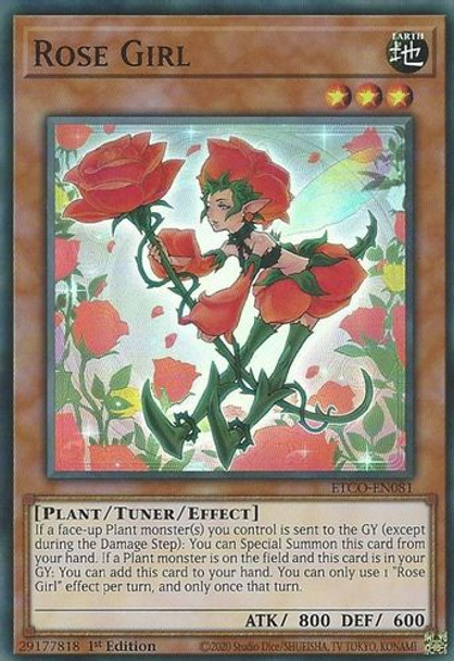 ETCO-EN081 Rose Girl (Super Rare) <1st>