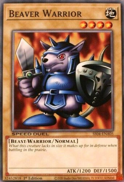 SS04-ENA05 Beaver Warrior (Common) <1st>