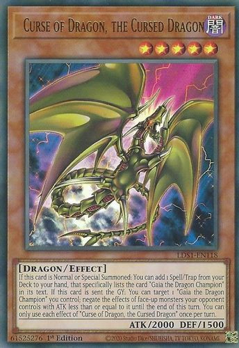 LDS1-EN118 Curse of Dragon, the Cursed Dragon (Ultra Rare) <1st>