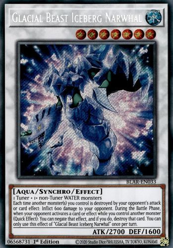 BLAR-EN033 Glacial Beast Iceberg Narwhal (Secret Rare) <1st>
