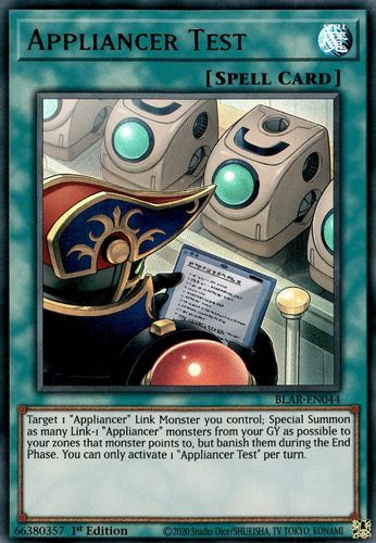 BLAR-EN044 Appliancer Test (Ultra Rare) <1st>