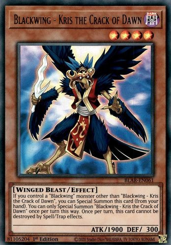 BLAR-EN061 Blackwing - Kris the Crack of Dawn (Ultra Rare) <1st>