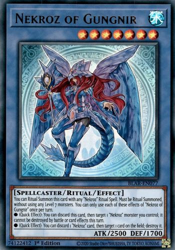 BLAR-EN077 Nekroz of Gungnir (Ultra Rare) <1st>