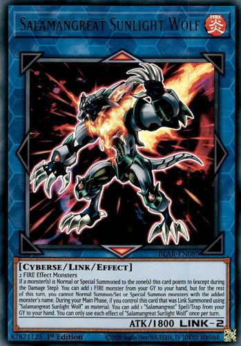 BLAR-EN089 Salamangreat Sunlight Wolf (Ultra Rare) <1st>