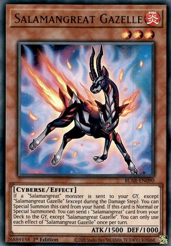 BLAR-EN090 Salamangreat Gazelle (Ultra Rare) <1st>