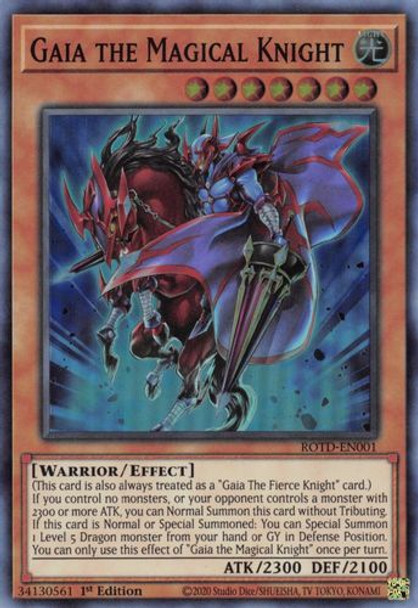 ROTD-EN001 Gaia the Magical Knight (Super Rare) <1st>