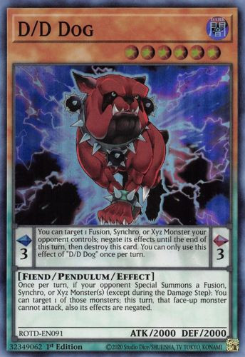ROTD-EN091 D/D Dog (Super Rare) <1st>