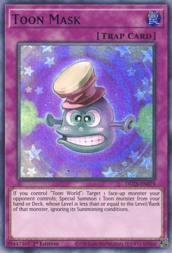DLCS-EN079 Toon Mask (Blue Ultra Rare) <1st>