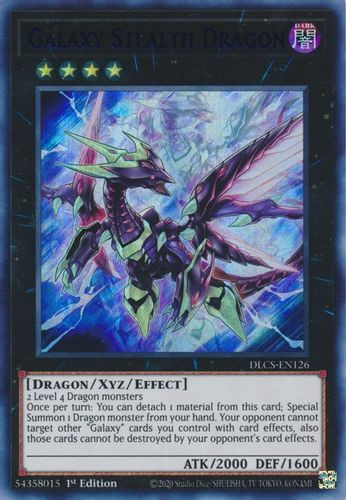 DLCS-EN126 Galaxy Stealth Dragon (Green Ultra Rare) <1st>