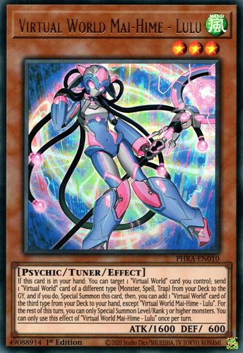 PHRA-EN010 Virtual World Mai-Hime - Lulu (Ultra Rare) <1st>