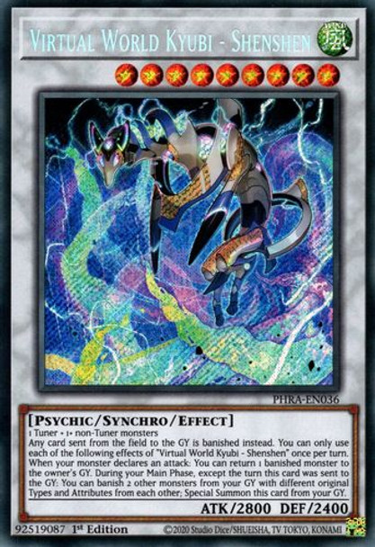 PHRA-EN036 Virtual World Kyubi - Shenshen (Secret Rare) <1st>