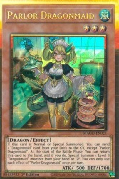 MAGO-EN023 Parlor Dragonmaid (Premium Gold Rare) <1st>