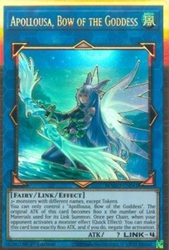MAGO-EN041 Apollousa, Bow of the Goddess (Alternate Art) (Premium Gold Rare) <1st>