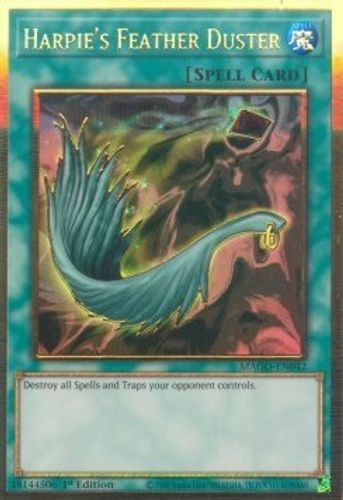MAGO-EN042 Harpie's Feather Duster (Premium Gold Rare) <1st>