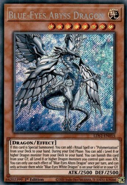 LDS2-EN015 Blue-Eyes Abyss Dragon (Secret Rare) <1st>