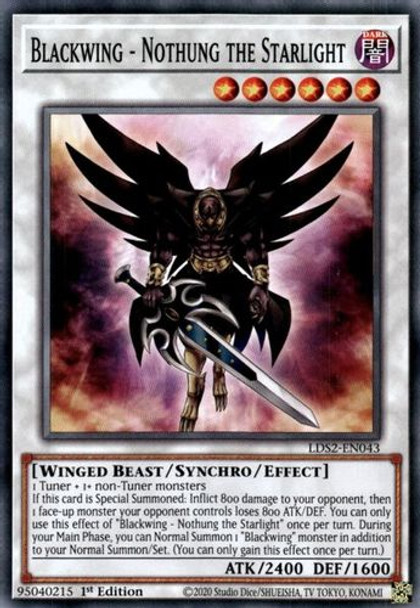 LDS2-EN043 Blackwing - Nothung the Starlight (Common) <1st>